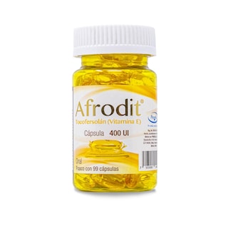 Foto 1 | Foto 1 | Afrodit Tocofersolan Vitamina E 99 Capsulas 400ui Progela