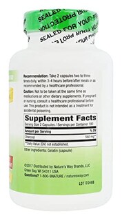 Foto 3 | Foto 3 | Suplemento de Carbón Activado Nature's Way 360 Cápsulas - Venta Internacional