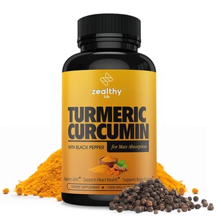 Foto 1 | Foto 1 | Complementa La Curcumina De Cúrcuma Z Zealthy Life Con Pimienta Negra - Venta Internacional.