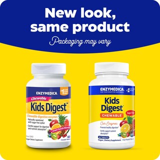 Foto 2 | Foto 2 | Suplemento Enzymedica Kids Digest, Digestivo Masticable, 60 Porciones - Venta Internacional.