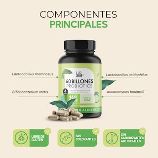 Foto 4 | Foto 4 | Probioticos 60 Billones Life360+ Suplemento Alimenticio 240 Capsulas