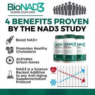 Foto 5 | Foto 5 | Suplemento Bionad3 Nad3 Nad+ Con Activador Nrf2 60 Cápsulas - Venta Internacional.