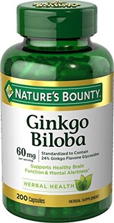 Foto 1 | Foto 1 | Suplemento Nature's Bounty Ginkgo Biloba 60 Mg 200 Cápsulas - Venta Internacional.