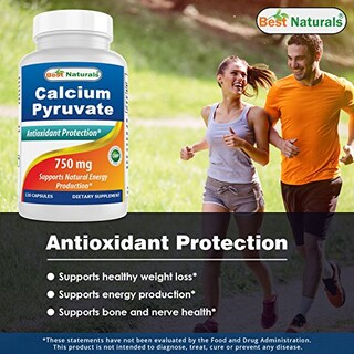 Foto 3 | Foto 3 | Suplemento Best Naturals De Piruvato De Calcio 750 Mg 120 Cápsulas X 2 - Venta Internacional.