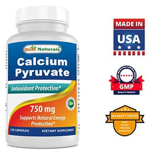 Foto 5 | Foto 5 | Suplemento Best Naturals De Piruvato De Calcio 750 Mg 120 Cápsulas X 2 - Venta Internacional.