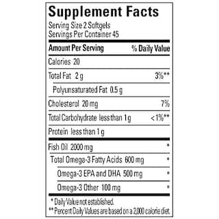 Foto 5 | Foto 5 | Suplemento De Aceite De Pescado Hecho Por La Naturaleza, 1000 Mg, 90 Cápsulas Blandas - Venta Internacional.