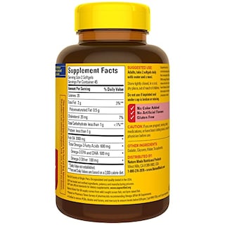 Foto 7 | Foto 7 | Suplemento De Aceite De Pescado Hecho Por La Naturaleza, 1000 Mg, 90 Cápsulas Blandas - Venta Internacional.