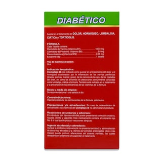 Foto 3 | Foto 3 | Suplemento Alimenticio Complejo B Avivia para Diabético Caja con 30 Cápsulas