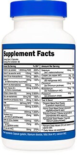 Foto 4 | Foto 4 | Multivitamínico Nutricost Para Hombres 120 Cápsulas - Vitamins & Min - Venta Internacional.