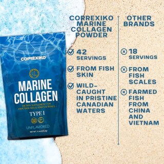 Foto 5 | Foto 5 | Péptidos De Colágeno En Polvo Correxiko Hidrolized Marine 450ml - Venta Internacional.