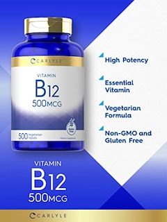 Foto 3 | Foto 3 | Suplemento Carlyle de Vitamina B12 500 Mcg 500 Comprimidos - Venta Internacional