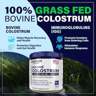 Foto 7 | Foto 7 | Suplemento de Calostro Bovino en Polvo 3000 Mg 40% IGG 60 Porciones - Venta Internacional