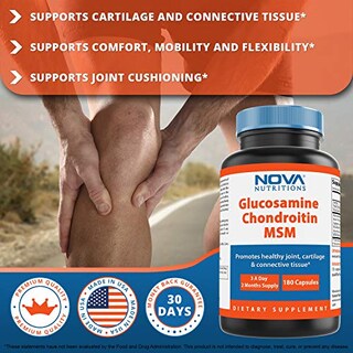 Foto 3 | Foto 3 | Suplemento Glucosamina Condroitina MSM 2600m de Nova Nutritions - Venta Internacional