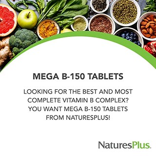 Foto 3 | Foto 3 | Suplemento Nature's Plus Mega B-150 Complex 90 Tabletas - Venta Internacional