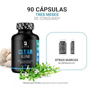 Foto 5 | Foto 5 | Clear Blend B Life 90 Cápsulas