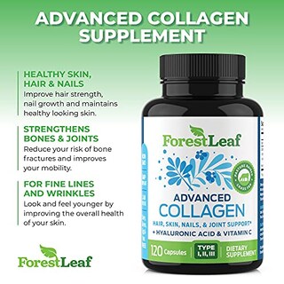 Foto 6 | Foto 6 | Cápsulas de Colágeno ForestLeaf Boosts Health 2 Frascos de 120 Cápsulas C/U - Venta Internacional