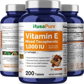 Foto 4 | Foto 4 | Suplemento Nusapure Vitamina E 1000 Ui 200 Tabletas - Venta Internacional
