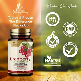 Foto 4 | Foto 4 | Suplemento de Extracto de Arándano Nature's Nutrition 25200 mg 60 Softgels - Venta Internacional