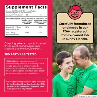 Foto 4 | Foto 4 | Suplementos de Hierro para Niños 90 Tabletas Melty - Venta Internacional