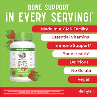 Foto 7 | Foto 7 | Suplemento Gomitas Veganas con Vitamina D3 y B12 de Maryruth Organics - Venta Internacional