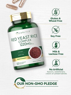 Foto 4 | Foto 4 | Suplemento de Arroz de Levadura Roja y Policosanol Carlyle 1220 Mg 120 Cápsulas