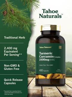 Foto 4 | Foto 4 | Suplemento Carlyle Cúrcuma y Curcumina 2400 mg 400 Cápsulas - Venta Internacional