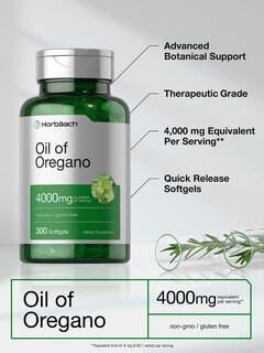 Foto 3 | Foto 3 | Suplemento Horbäach Aceite De Orégano 4000 mg 300 Cápsulas - Venta Internacional