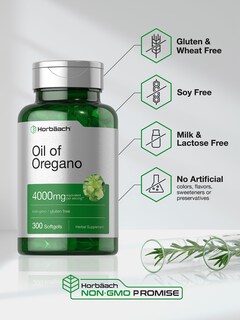 Foto 4 | Foto 4 | Suplemento Horbäach Aceite De Orégano 4000 mg 300 Cápsulas - Venta Internacional