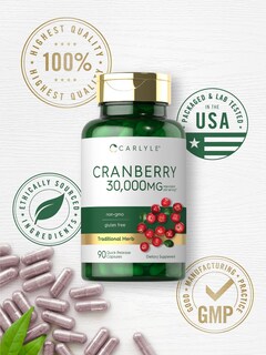 Foto 5 | Foto 5 | Suplemento Carlyle Cranberry 30,000 mg 90 Cápsulas - Venta Internacional