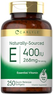 Foto 1 | Foto 1 | Suplemento Carlyle De Vitamina E 400 Ui Cápsulas Blandas 250 Unidades - Venta Internacional