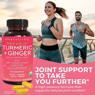 Foto 3 | Foto 3 | Suplemento Viva Naturals Cúrcuma y Curcumina con Jengibre 90 Tabletas - Venta Internacional