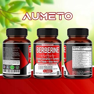 Foto 7 | Foto 7 | Suplemento Aumeto Berberine 13100 Mg con Turma de Canela de Ceilán - Venta Internacional