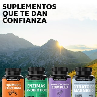 Foto 3 | Foto 3 | Suplemento Alimenticio Beyond Vitamins Glucosamina Y Cúrcuma 60 Cápsulas