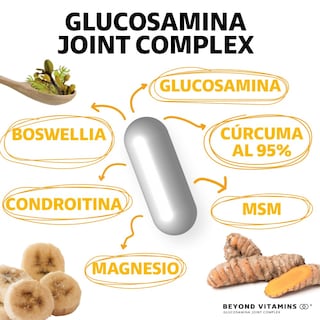 Foto 4 | Foto 4 | Suplemento Alimenticio Beyond Vitamins Glucosamina Y Cúrcuma 60 Cápsulas