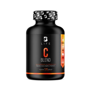 Foto 1 | Foto 1 | Protección y bienestar con Vitamina C y Raíz de Jengibre C Blend B Life. 120 cápsulas