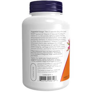Foto 3 | Foto 3 | Suplemento Now de Vitamina C Liposomal 120 Cápsulas Vegetarianas - Venta Internacional