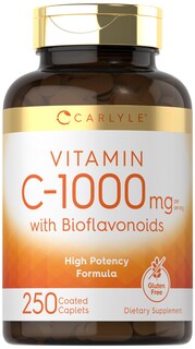 Foto 1 | Foto 1 | Suplemento Carlyle de Vitamina C 1000 mg con Bioflavonoides 250 Cápsulas - Venta Internacional
