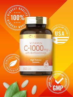 Foto 6 | Foto 6 | Suplemento Carlyle de Vitamina C 1000 mg con Bioflavonoides 250 Cápsulas - Venta Internacional