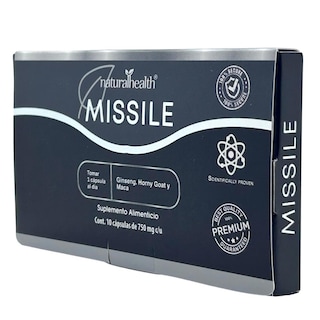 Foto 4 | Foto 4 | Suplemento Alimenticio Missile Gingseng Horny Goat Maca 10 Cápsulas Natural Health