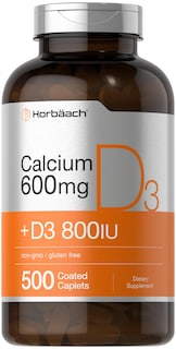 Foto 1 | Foto 1 | Suplemento de Calcio Horbäach 600 mg con Vitamina D3 500 Comprimidos - Venta Internacional