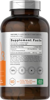 Foto 2 | Foto 2 | Suplemento de Calcio Horbäach 600 mg con Vitamina D3 500 Comprimidos - Venta Internacional
