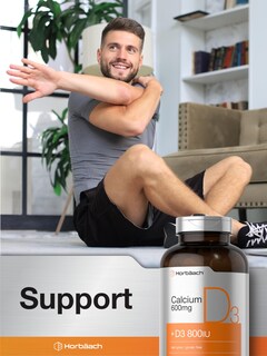 Foto 7 | Foto 7 | Suplemento de Calcio Horbäach 600 mg con Vitamina D3 500 Comprimidos - Venta Internacional