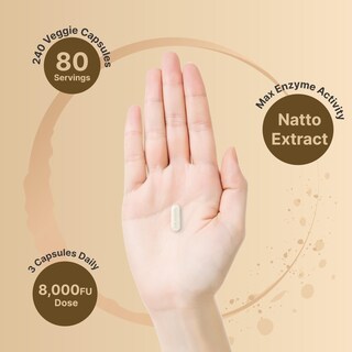 Foto 4 | Foto 4 | Suplemento Naturebell Nattokinase 8,000 Fu 240 Cápsulas - Venta Internacional