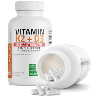 Foto 5 | Foto 5 | Suplemento Bronson Vitamina K2 (mk7) + D3 10 000 Ui 120 Cápsulas - Venta Internacional