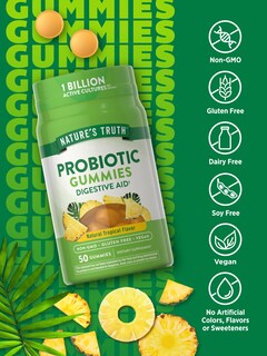 Foto 3 | Foto 3 | Gomitas Probióticas Nature's Truth Digestive Health 50 Unidades - Venta Internacional