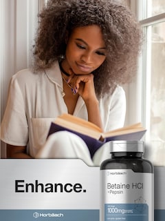 Foto 7 | Foto 7 | Suplemento Horbäach Betaine Hcl con Pepsina 1000 Mg 250 Tabletas - Venta Internacional