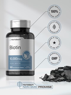 Foto 5 | Foto 5 | Suplemento Horbaach Biotina 10000 Mcg 180 Tabletas - Venta Internacional