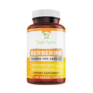 Foto 1 | Foto 1 | Suplemento de Berberina Simple-Organics 1000 mg/porción 120 Cápsulas - Venta Internacional