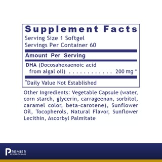 Foto 2 | Foto 2 | Suplemento Premier Research Dha 60 Cápsulas - Venta Internacional