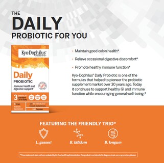 Foto 2 | Foto 2 | Suplemento Probiótico Kyolic Kyo-dophilus Daily 90 Cápsulas - Venta Internacional